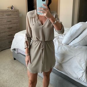 Naked Zebra tie me up dress